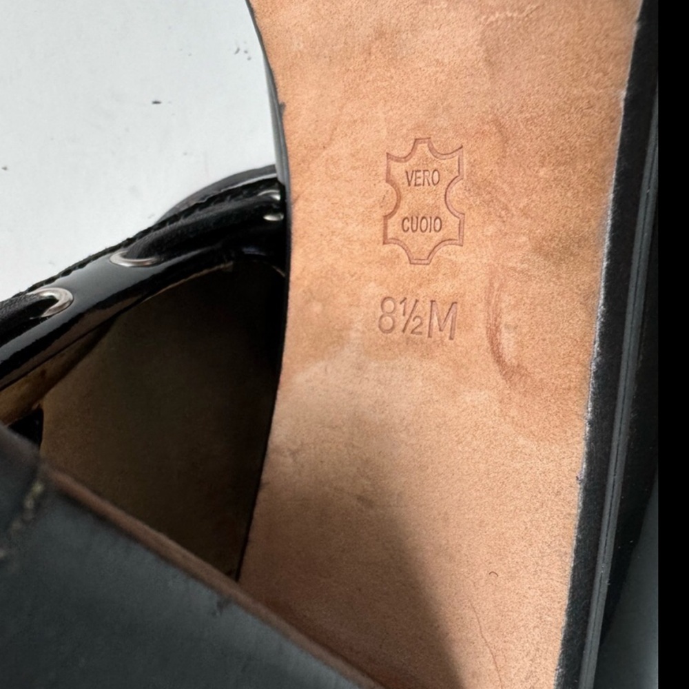 Michael Michael Kors Womens Tabitha Pump Size 8.5M Black Patent Block Heel - Picture 11 of 11